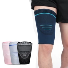 Fitness Sports Safety Wear Weightlifting Running Basketball Elastic Compression Leg Thigh Sleeve Protect Thigh Support Sleeve