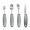 Gray small handle bent steak 4pc set