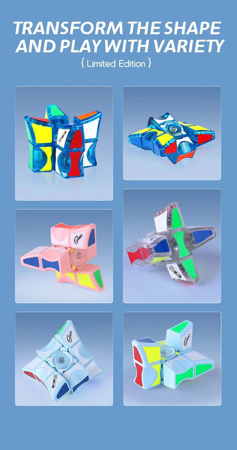 New Design Qiyi Windmill 1*3*3 Fidget Cube Stress Puzzle Spinner Cube