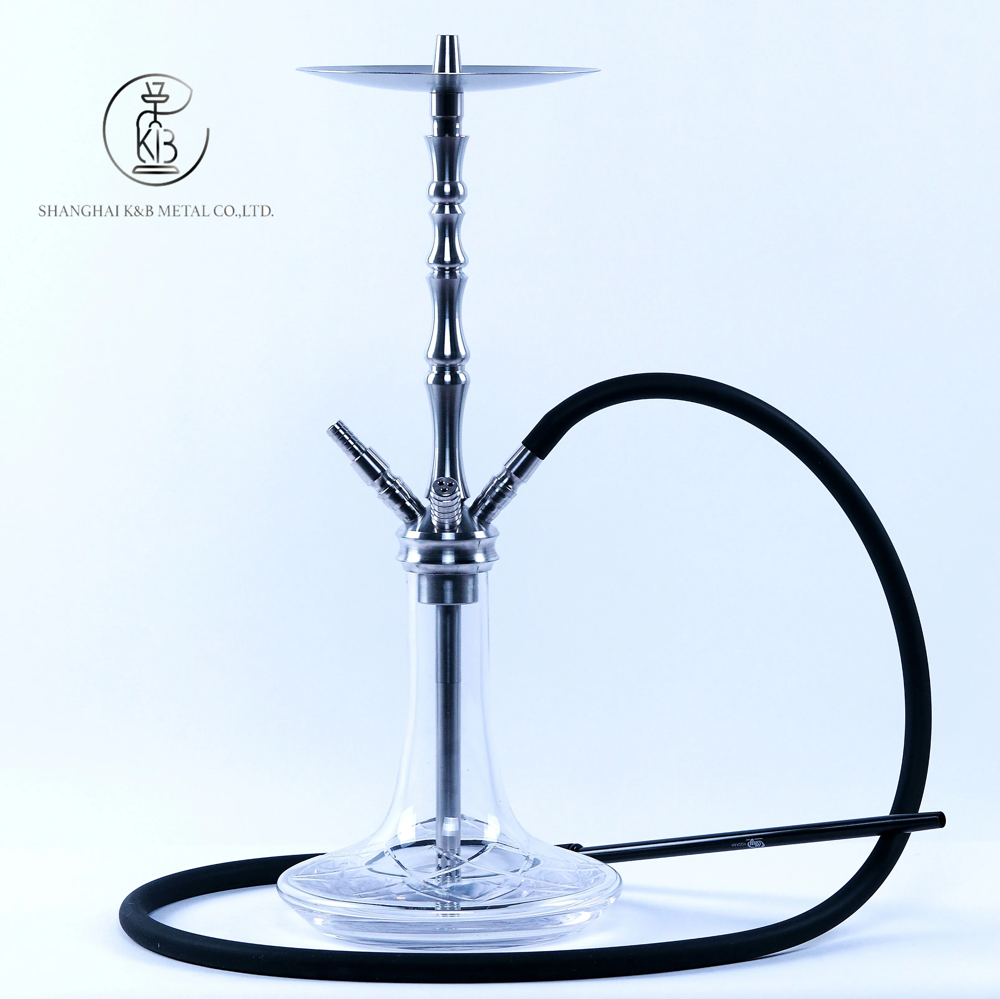 Metal Style Glass Hookah Shisha With Silicone Tube And Other