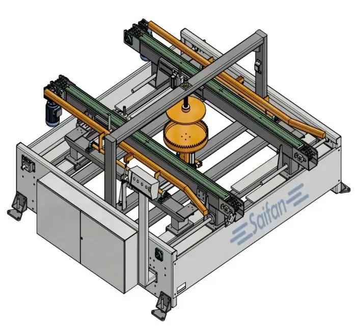 SAIFAN SF1000 Wood Pallet Making Machine Automatic Wood Pallet Maker