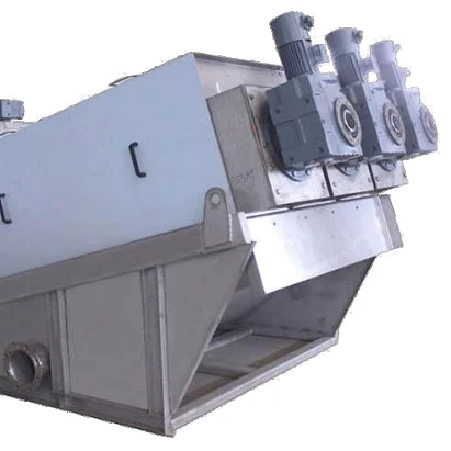 Decanter Centrifuge for Sludge Dewatering Multi Plate Sludge Dewatering Screw Press Sludge Dewatering Container for Wastewater