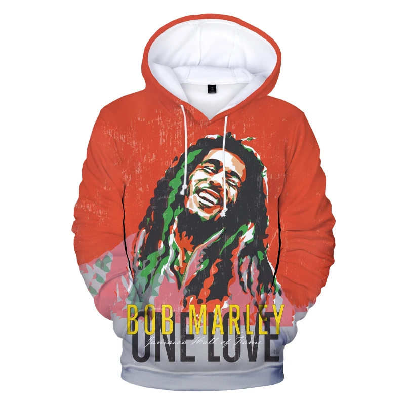Shop Our 2022 Rapper Bob Marley 3D Printed Hoodies for Men