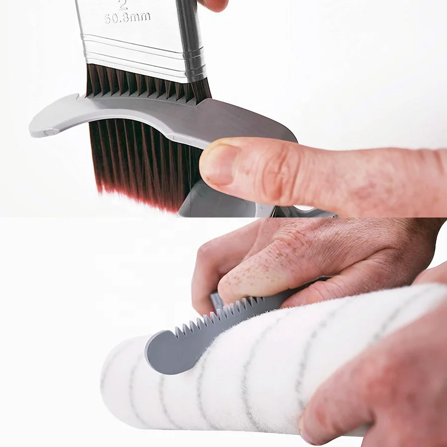 ROLLINGDOG Paint Pal 80627 Innovative Multiple Usage Cleaning Brush Roller and Paint Can  Magnet  Opener