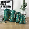 Gold stamping christmas carnival green