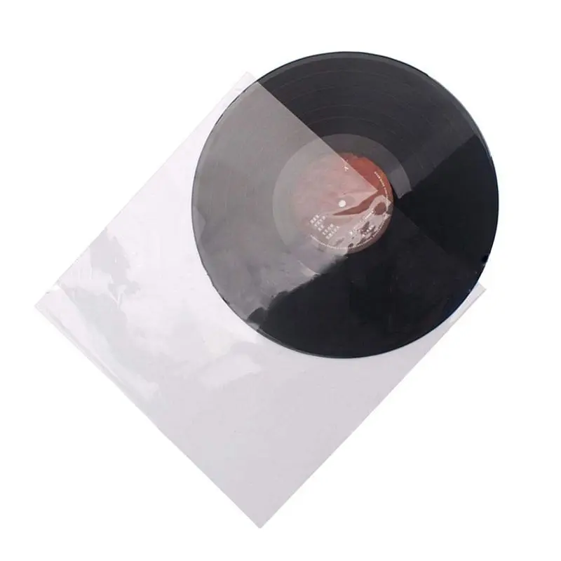 100 Clear Plastic LP Outer Sleeves 3 Mil. HIGH QUALITY Vinyl