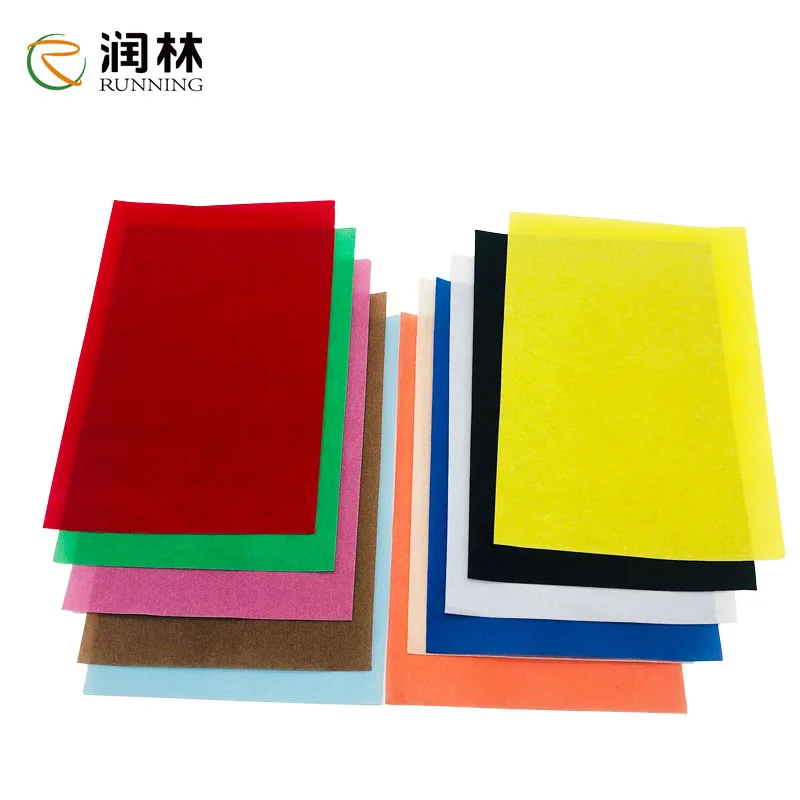 Arts And Handmaking Diy Material Flocked Paper Sheet A4 Velvet Paper