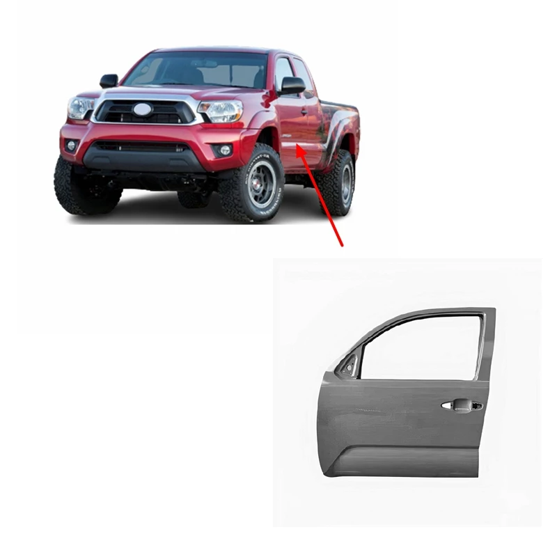 car body spare parts front door shell for TOYOTA tacoma 2012-2015