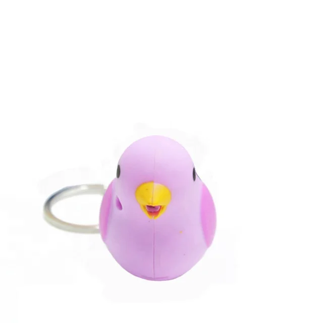 Promotional LED Keyring Mini Cute Bird Shape Flashlight Keychains