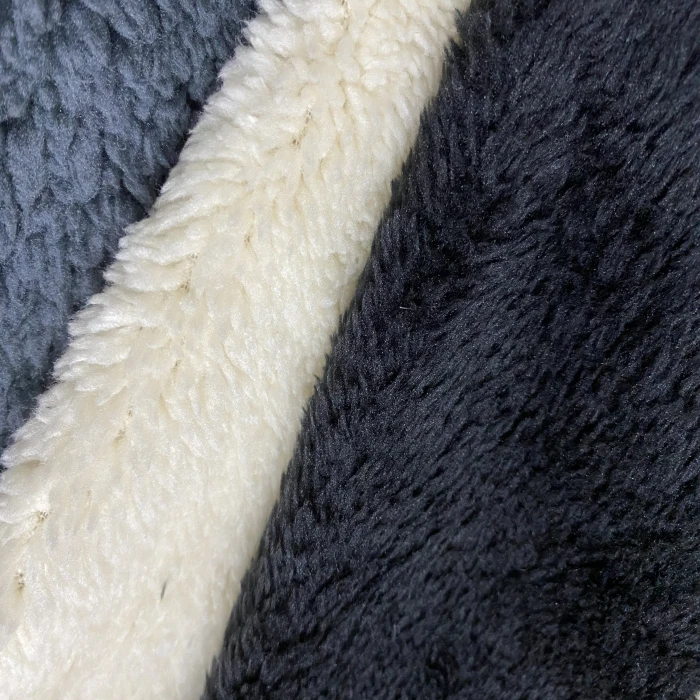 Wholesale 100% Polyester Two Side Micro Polar Sheepskin Sherpa Fleece Fabric for Blanket Sherpa Hoodie Fabric Material