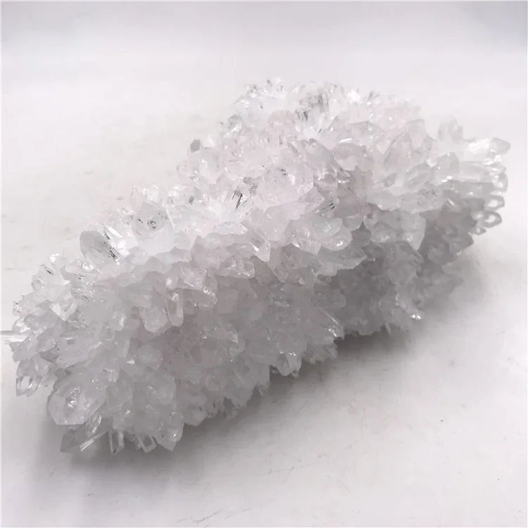 Brazil Natural Clear Rock Quartz White Crystal Cluster Specimen Ornament Gift US