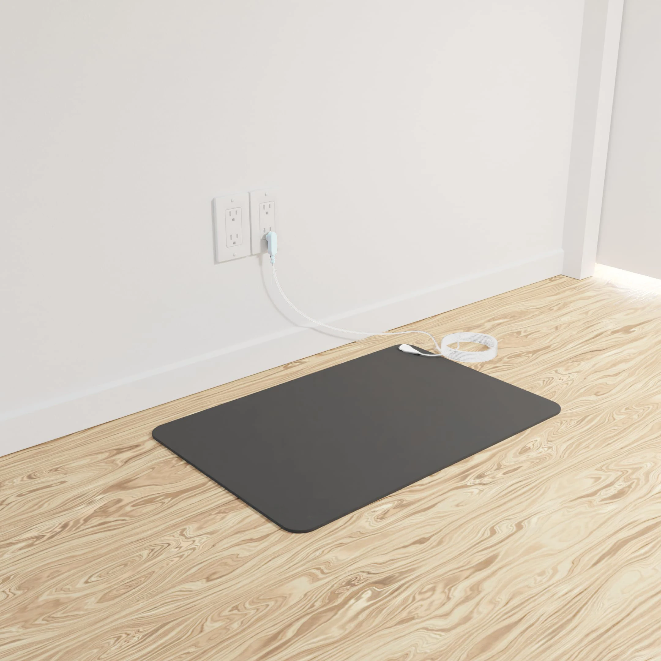 Grounding Mat for Improved Sleep Energy Health, No-Slip Grounded Pad for MagneticTherapy, Earthing Mat Connected Conductive Mat