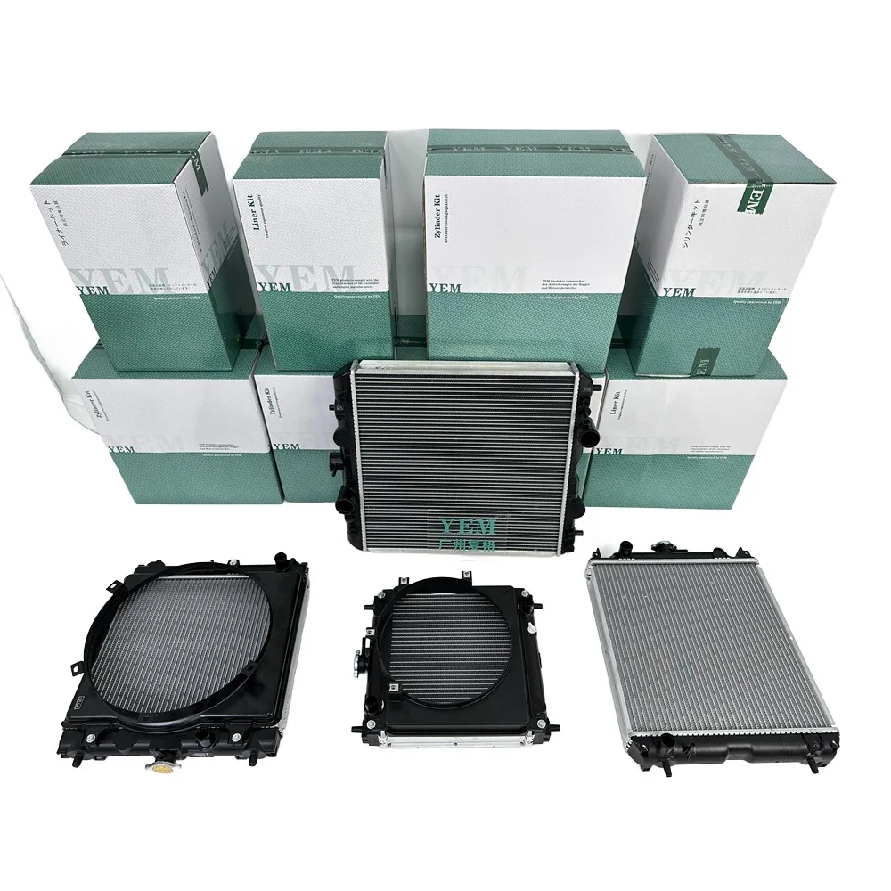3LD2 4BA1 4BB1 4BC1 Assy Radiator for Isuzu Industrial Machinery Spare Parts