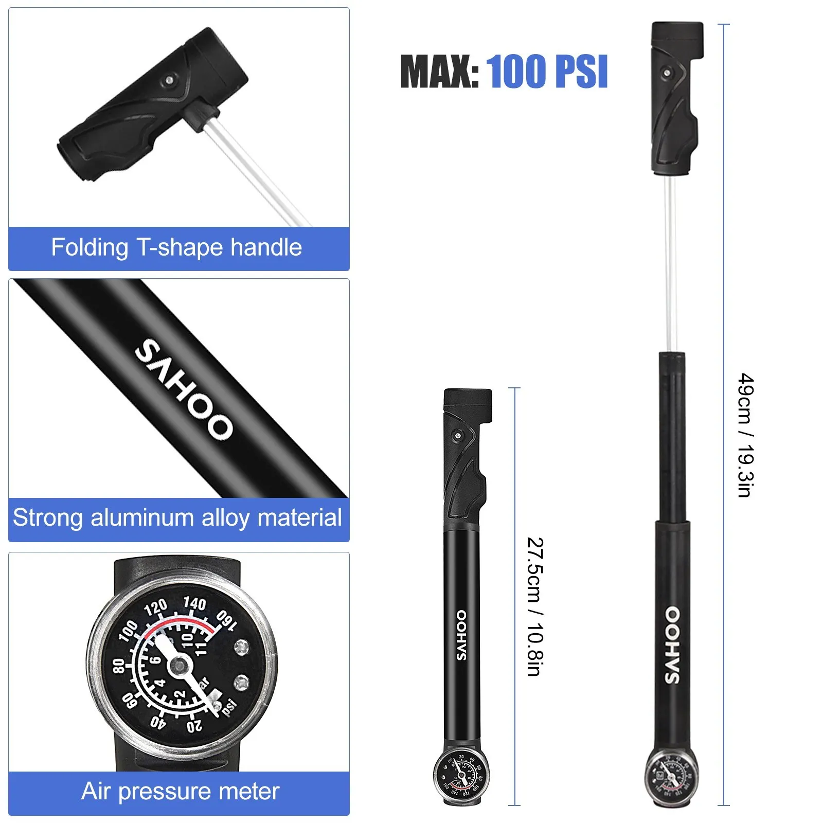 Enkeeo mini bike pump online