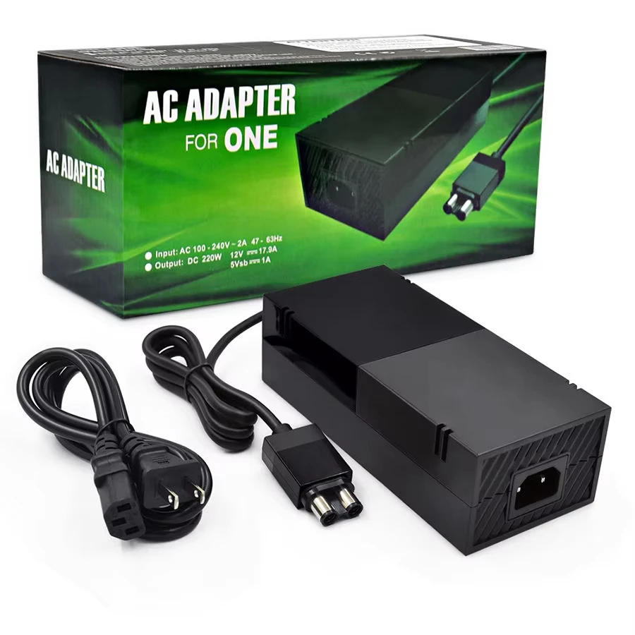 Xbox One Alimentatore Adattatore Ca Caricabatterie Sostutivo 12V 10A Con Cavo Adattatore Di Alimentazione 100-240V Per Xbox One - Foto 9