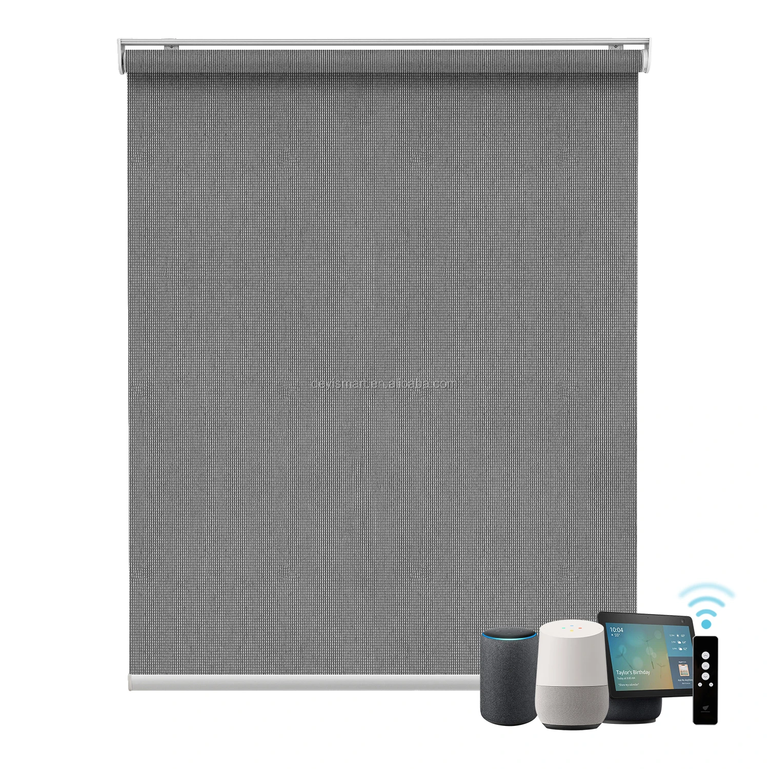 Zigbee Wifi Google Alexa Homekit Roll Blind Battery Motor Steel Tube Outdoor Roller Smart Blinds