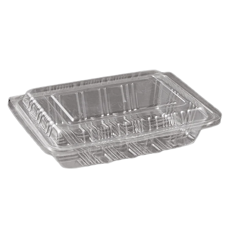 Disposable Clear Cake Box Rectangle Cake Box,Clear Plastic Hinged Food