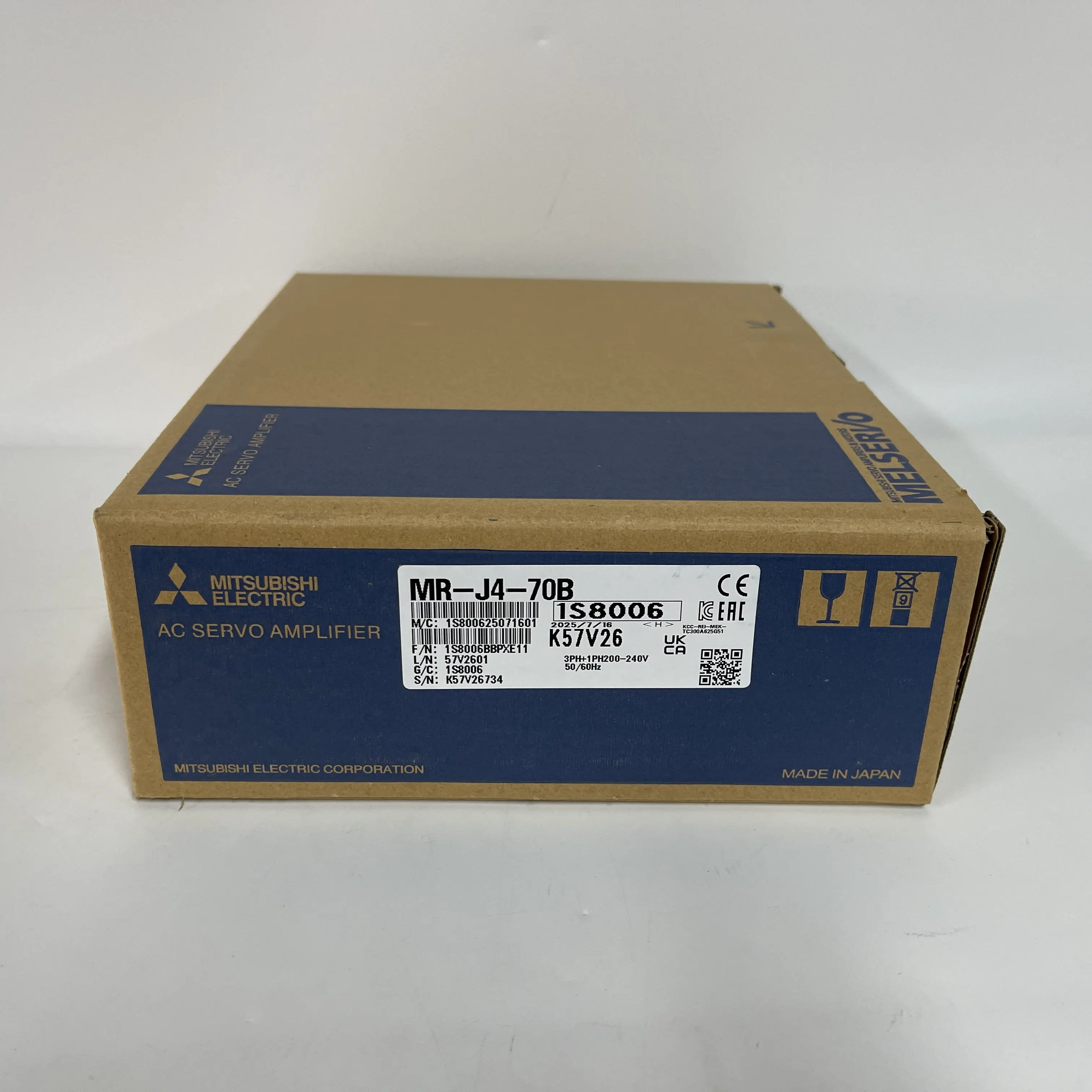 MITSUBISHI AC Servo Amplifier MR-J4 Series MR-J4-70B