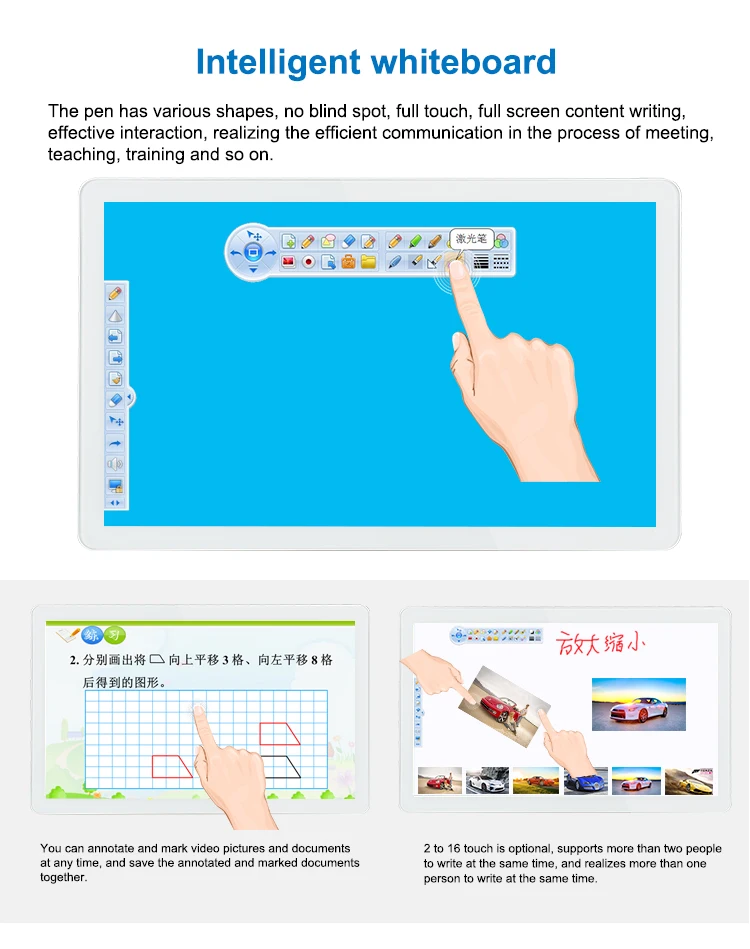 32 Inch LCD Touch Screen Indoor Wall Mount Capacitive Touch Screens Win10 System All In One Computers