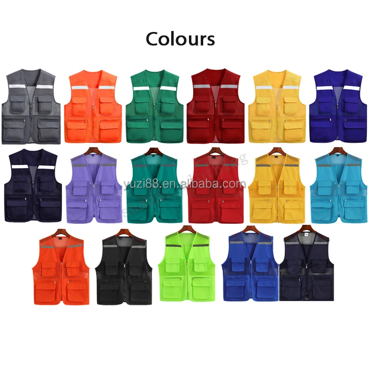 Unisex Reversible Sleeveless Cameraman Vest - YUZI Quality