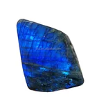Wholesale Natural Stone Semi Precious Gemstone Polished Blue Labradorite Stone For Decoration
