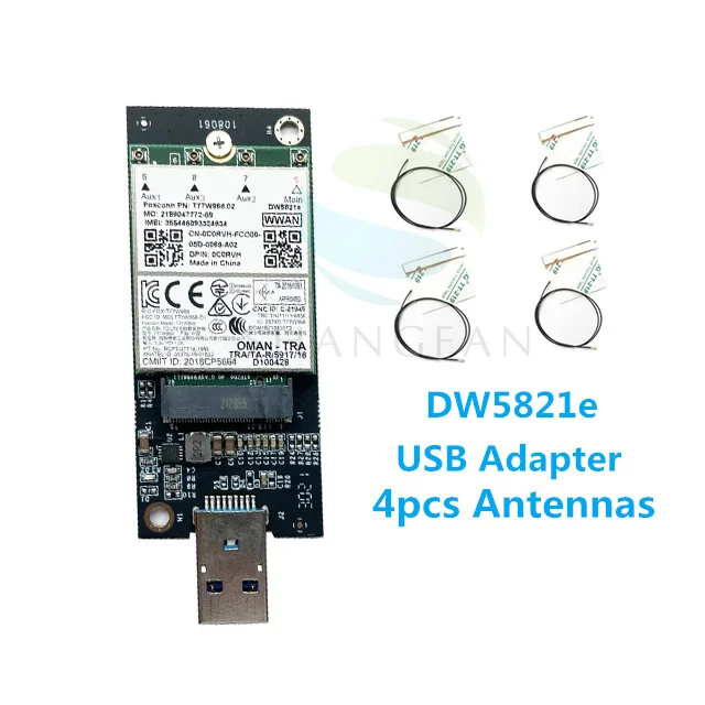 Us Sim Card DW5821E 3G/4G/5G WiFi Card, Network Adapter WiFi Card