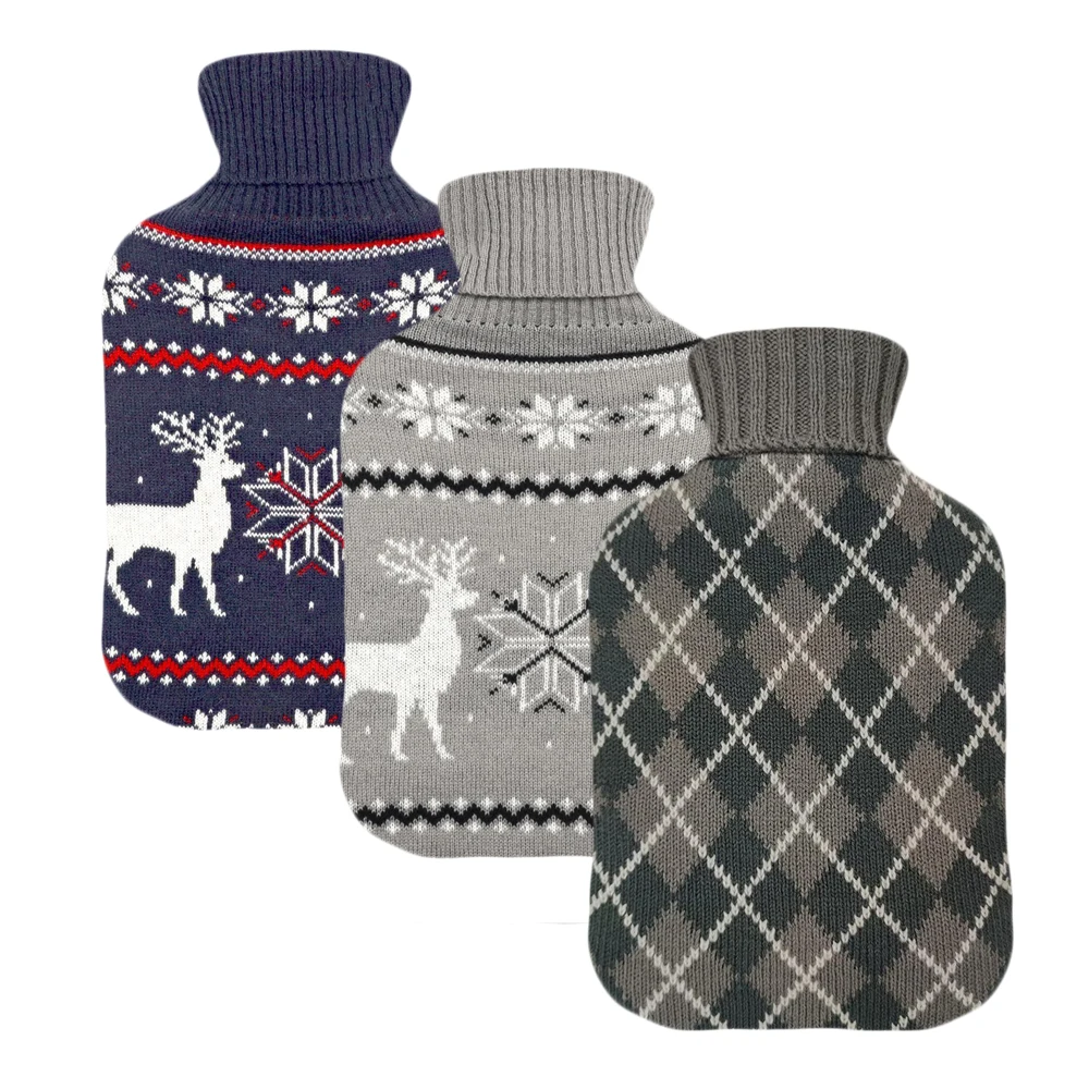 free sample hot and cold water bottle with knitted cover bs hot water bag for painful periods
