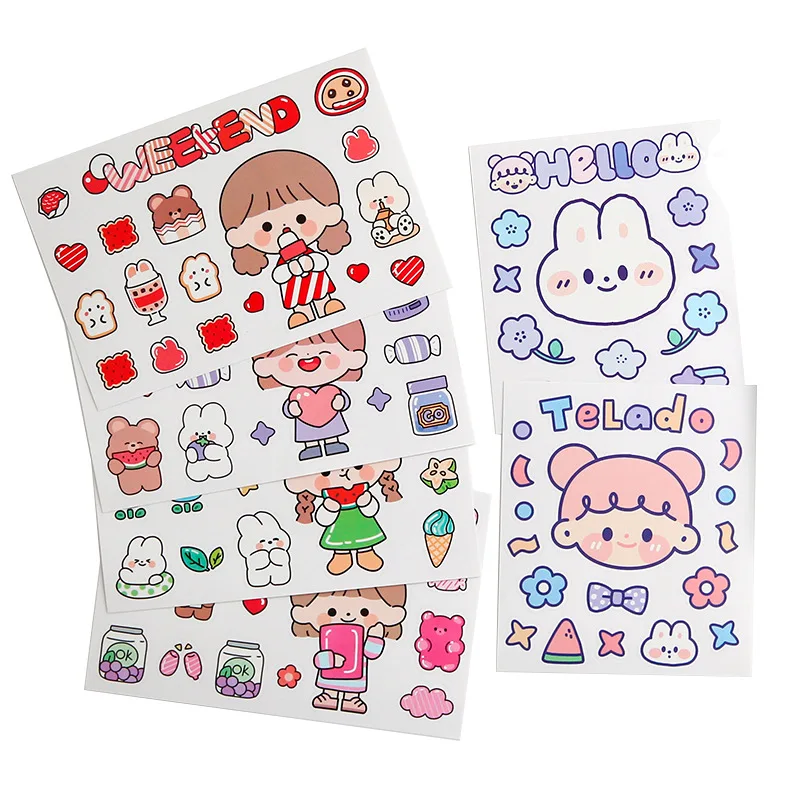 How to make cute sticker without double sided tape