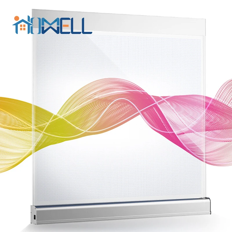 Flexible LED Film P6 Transparent Screen Airport Retail Store Shopping Mall Subway Exhibition Hall Use Welcome Display