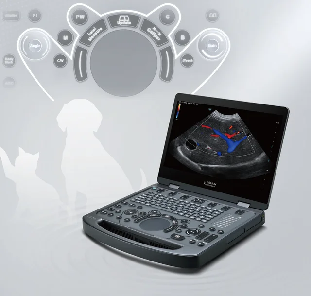 Mindray Veterinary Color Doppler Ultrasonic System  Vetus E5  Portable Ultrasound for Pet Hospital