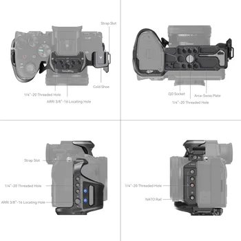 SmallRig "Rhinoceros" Advanced Cage Kit for Sony Alpha 7R V / Alpha 7 IV / Alpha 7S III 3710 / A7M4 - 3710 detail image