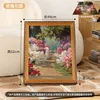 Rose garden-vintage gold photo frame
