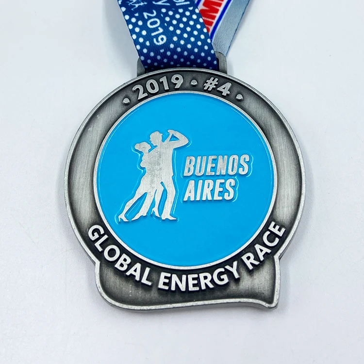 Wholesale Custom Running Medal Custom 3D Marathon Souvenir Medal Custom Soft Enamel Weightlifting Medal manufacture