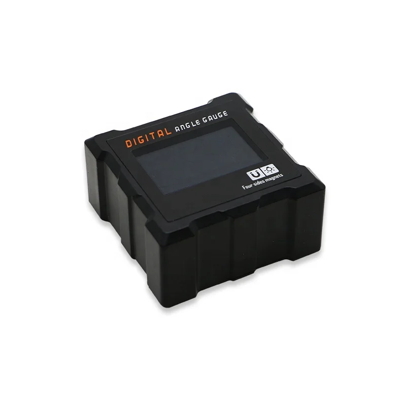 SHAHE New Mini Digital Protractor with Four Sides Magnetic Digital Angle Level  Mini Electronic Level Box Digital Inclinometer