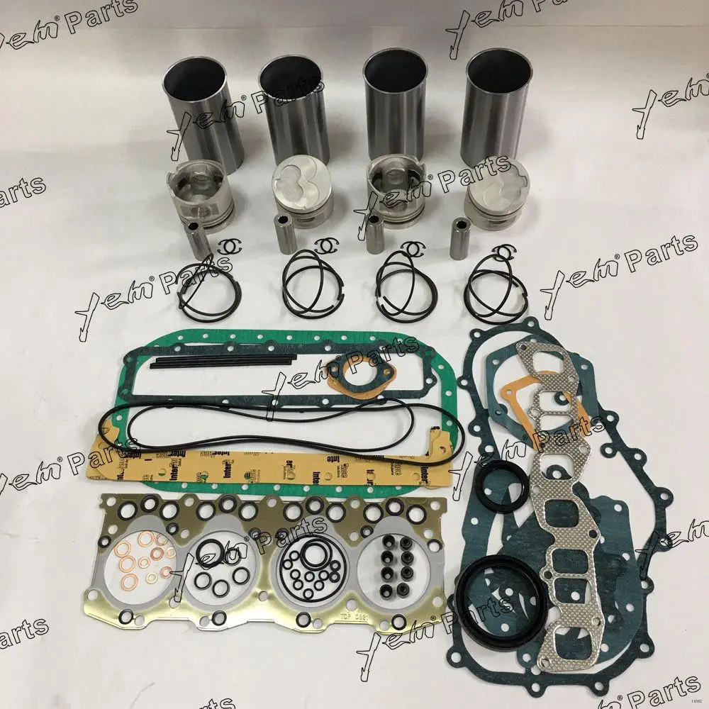 Original Brand New Overhaul Kit With Cylinder Gaskets Set Piston Rings Liner for Doosan DC24