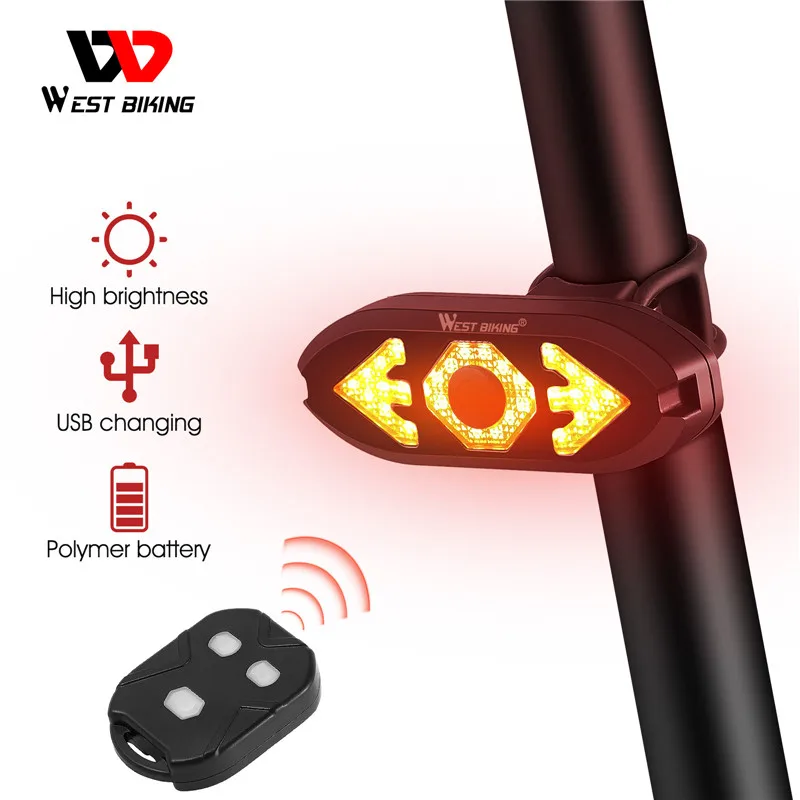 Fanale Posteriore Bici USB Ricaricabile, Luce LED Impermeabile Per Ciclismo Notturno E Equitazione
