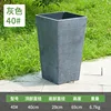 Imitation stone gray 40 #   With holes at the bott