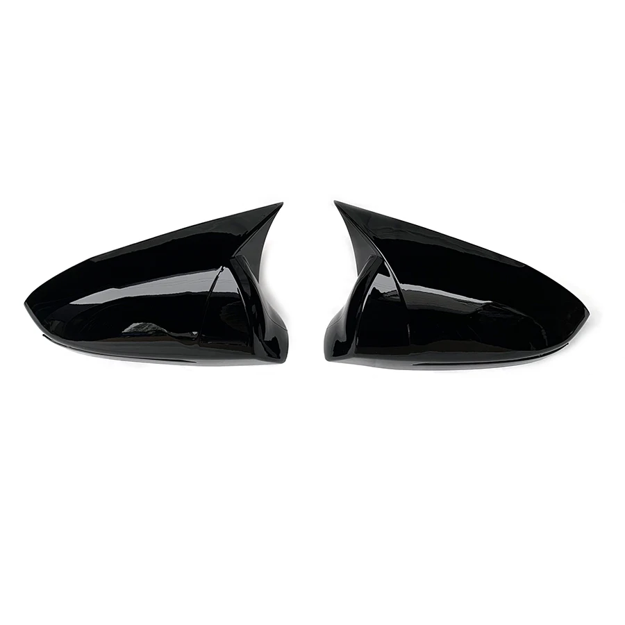 product car ox horn rearview side mirror cover for hyundai tucson 2021 2022 2023 car accessories exterior trim frame caps-8