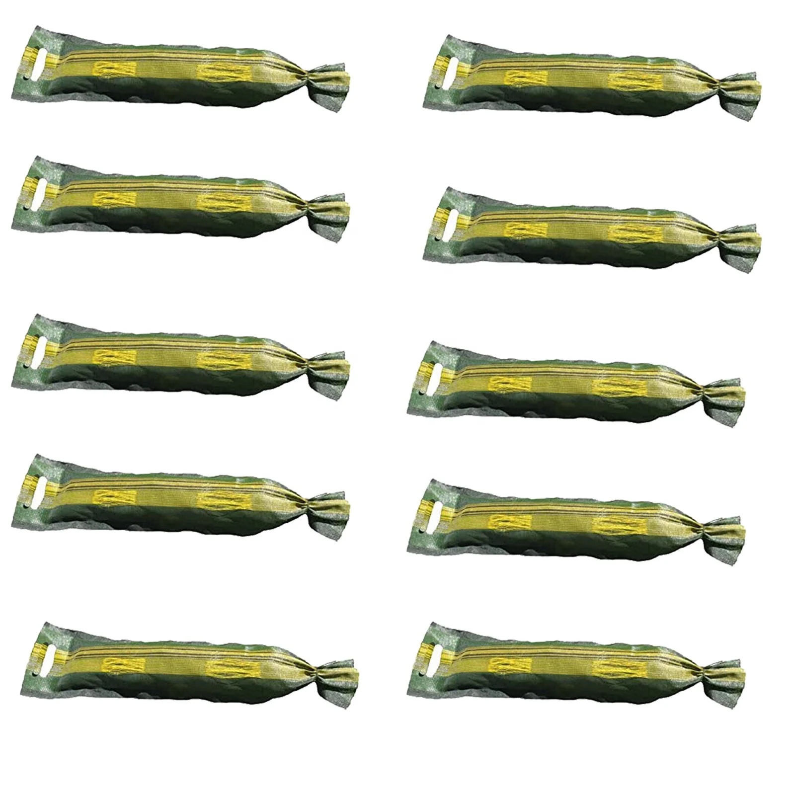Animal Feeding PE Storage Mesh 27*120cm HDPE Plastic Gravel Bag Silo Bag With Silo Net 25*100cm