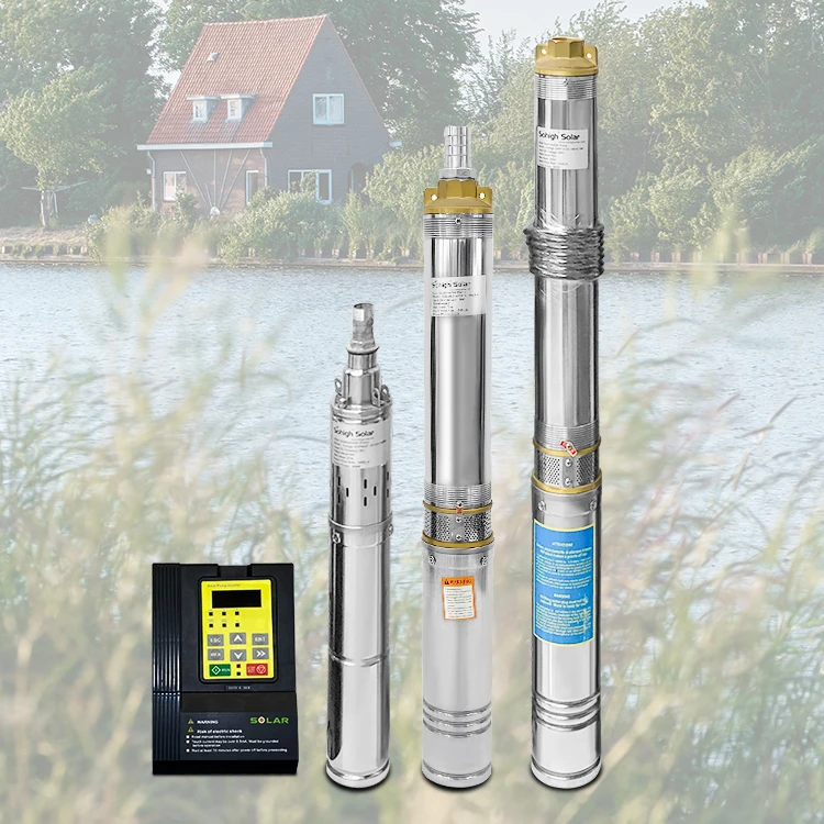 Насос для орошения дома инверторная система солнечной батареи солнечная панель с водяным насосом 1