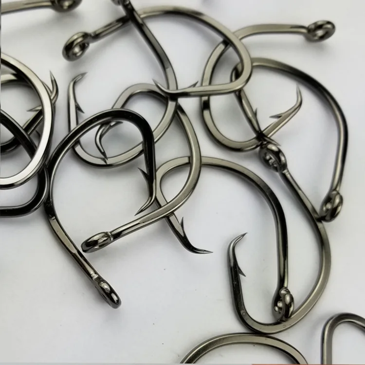 TUNA Hook Top Selling 1/0 to 16/0 High Carbon Jig Fishing Hooks With Barbed Tunahook for Ami Pesca Mare Inox Anzuelo Por Mayor TUNA Hook Top Selling 1/0 to 16/0 High Carbon Jig Fishing Hooks With Barbed Tunahook for Ami Pesca Mare Inox Anzuelo Por Mayor