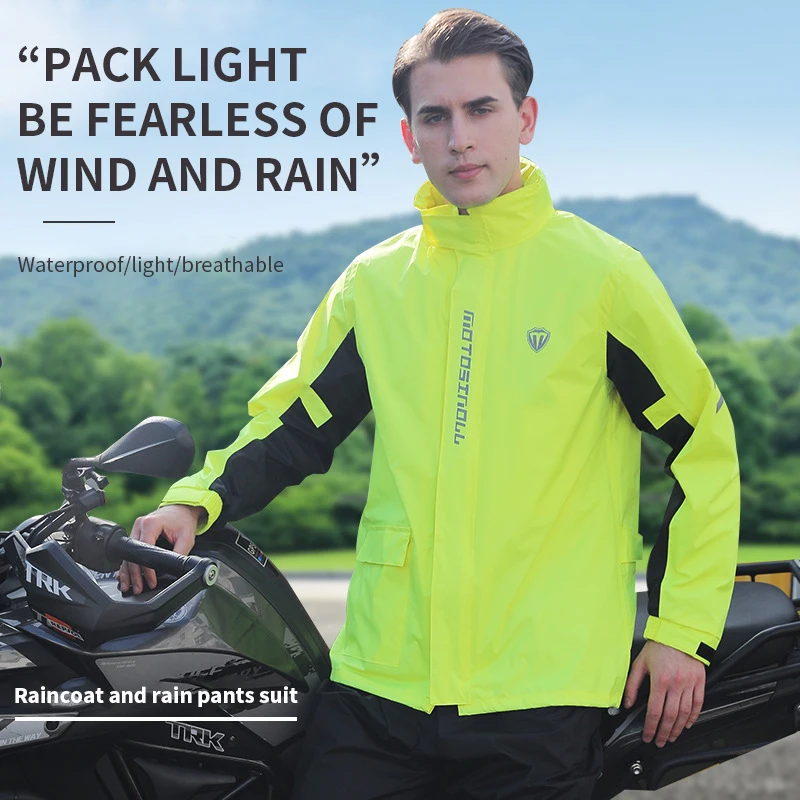 Factory Price Lightweight Waterproof Raincoat Jacket for Outdoor Cycling  and Motorcycling for Adults in Winter and Summer