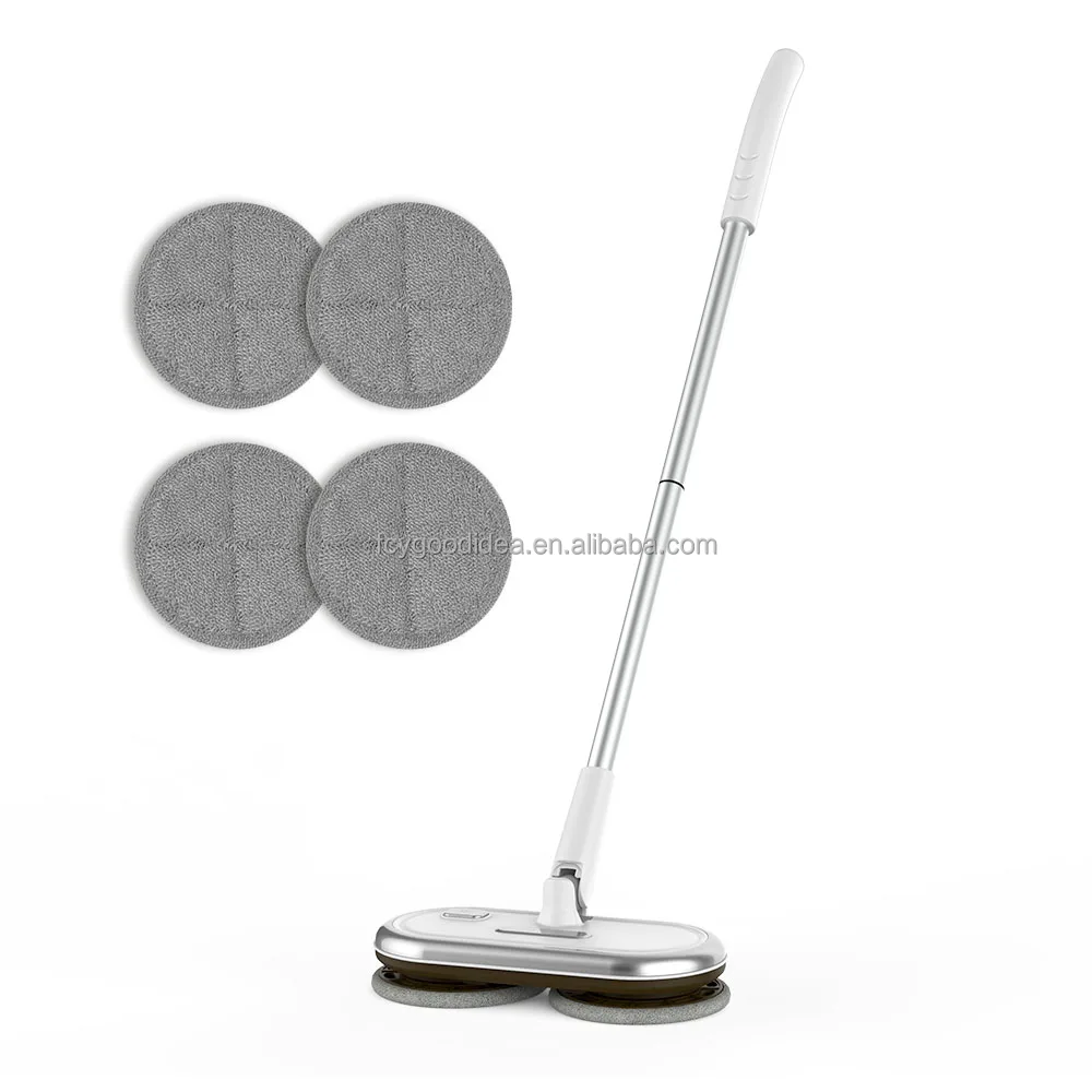 Electric Mop With Motorized Dual Spinning Mopheads,Lightweight