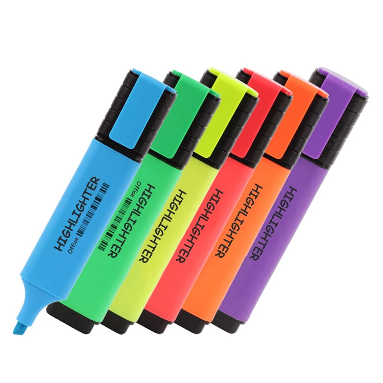 Новый продукт офисная школьная яркая флуоресцентная ручка ярких цветов пастельные маркеры