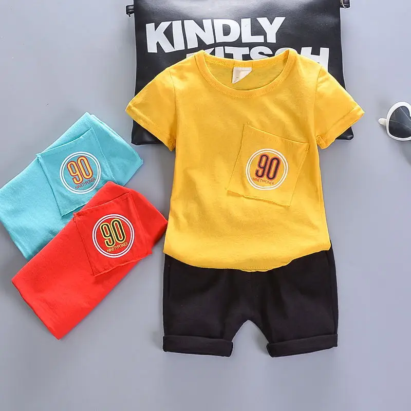 Hot Sale 2023 Summer Style Children Clothing Sets Baby Boy Clothes ...