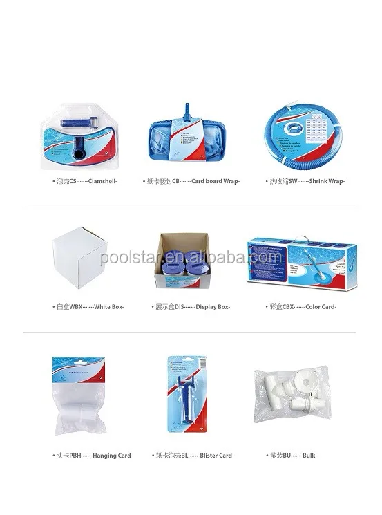 3 Section Rod Pool Skimmer Pole 22"40" Telescopic Aluminum Pole With Vclip For Connect Skimmer