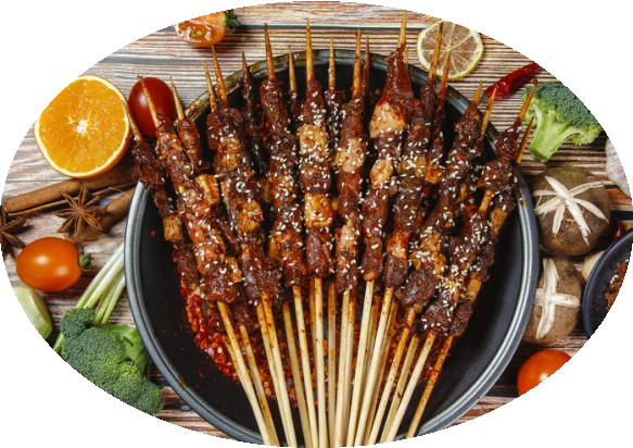 自動220Vエンジン搭載串焼きケバブシーキーマシン高剛性| Alibaba.com