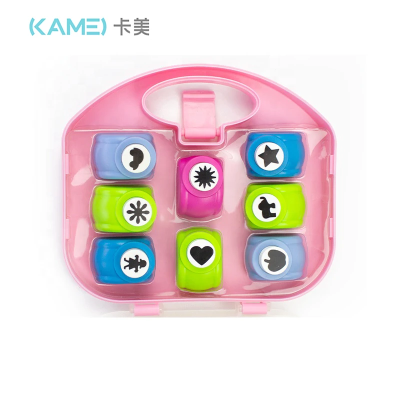 High Quality Standard 18mm Button Paper Punch Set with ABS+Zinc Alloy for Manual DIY Easy-to-Use Customizable Logo KAMEI Brand