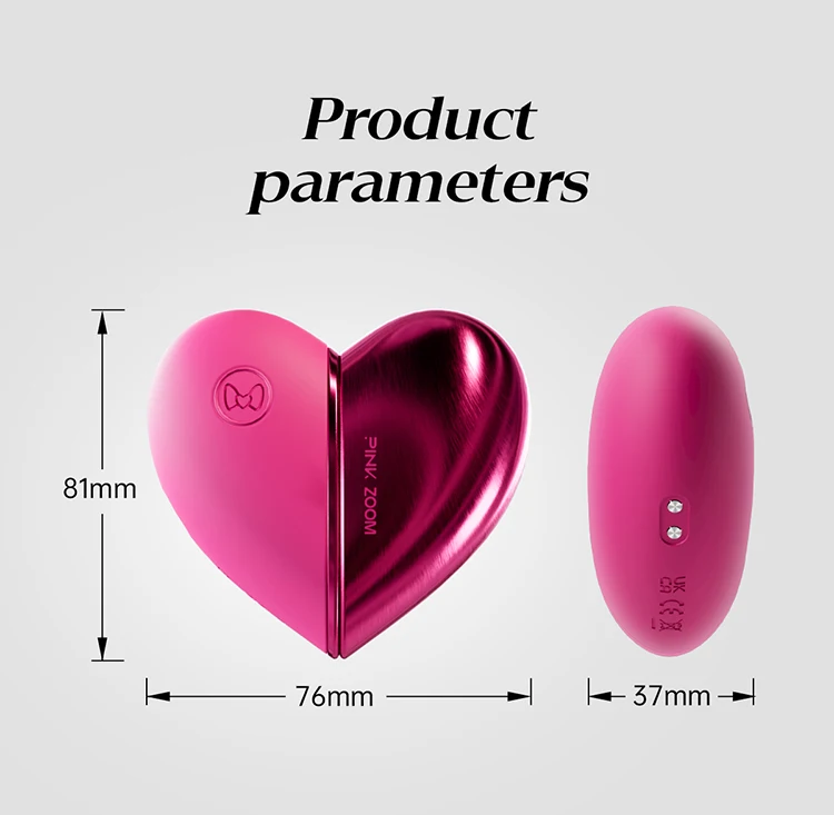 sex toy brand heart Heart On 9-Function Wearable Remote Control Vibrator - Hott Love