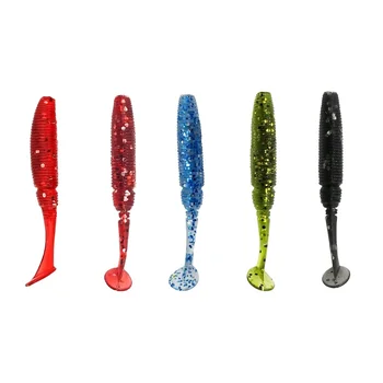 Explosive T-Tail Soft Bait 03g Long-Cast Bionic Artificial Freshwater Bass Perch Lure Without Hooks 14/12 Sticks Pack – Soft Lure – view 2